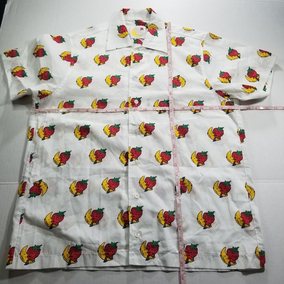 Sky High Farm Strawberry And Moon Print Shirt Short Sleeve Size Small - Picture 6 of 8